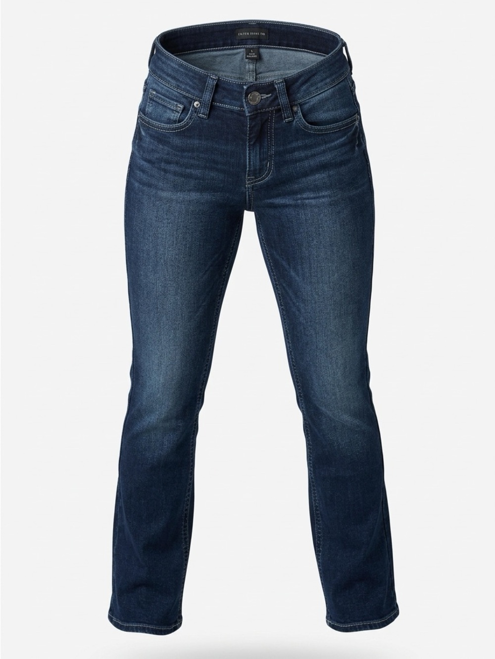Silver Jeans Women's Straight Leg Dark Indigo Jeans